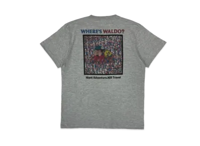 BEAMS x WHERE'S WALDO PRINT S/S Tee "Gray"