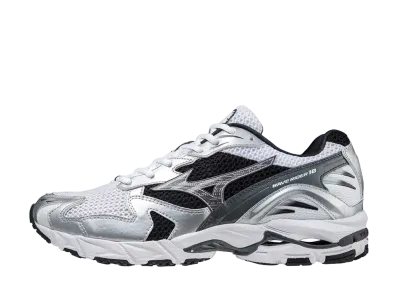 ミズノ ウェーブライダー10 "ホワイト/ブラック/シルバー"