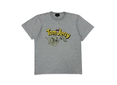 BEAMS x TOM and JERRY PRINT S/S Tee "Ash"