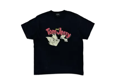 BEAMS x TOM and JERRY PRINT S/S Tee "Black"
