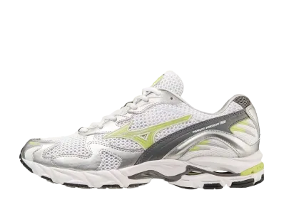 ミズノ ウェーブライダー10 "ホワイト/ライムイエロー/シルバー"