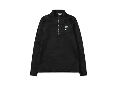 Nike x Patta Men's 1/2-Zip Top "Black" (US SIze) FJ3069-010