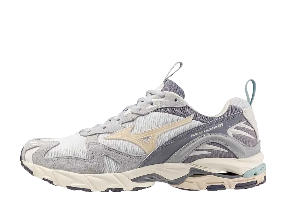 ミズノ ウェーブライダー10 "ライトグレー/ライトベージュ/ブルーグレー"