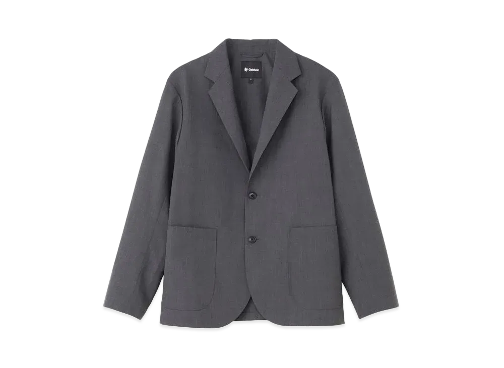 Goldwin Wool Bamboo Two Button Jacket (Unisex) "Mix Gray"