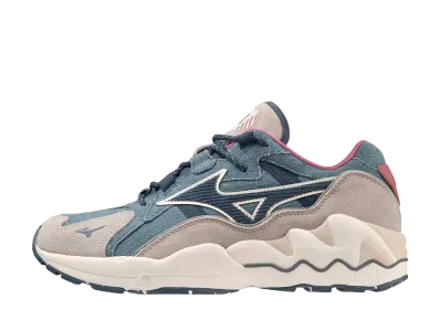 ミズノ ウェーブライダー1 "デニムブルー/インディゴ/ワイン"
