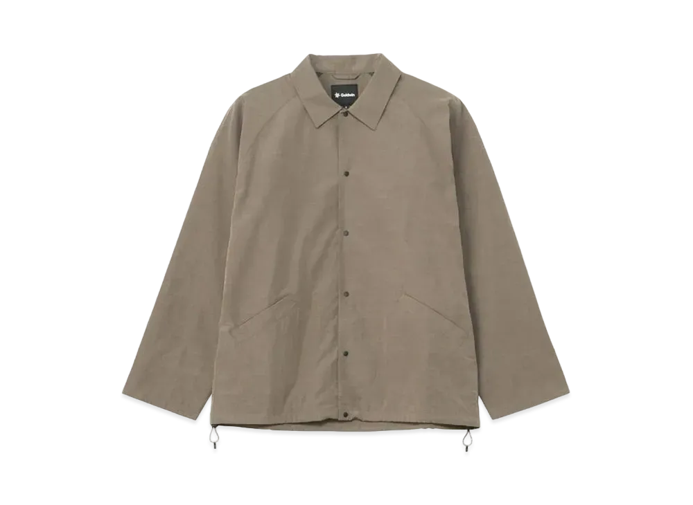 Goldwin Nylon Coach Jacket (Unisex) "Taupe Gray"