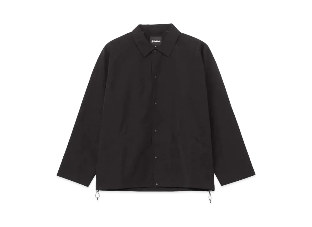 Goldwin Nylon Coach Jacket (Unisex) "Black"