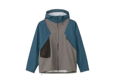 Goldwin Partex Shield Air Mountaineering Jacket (Unisex) "Focus Gray x Navy Blue"