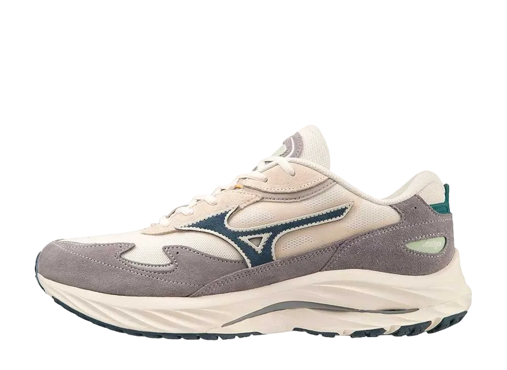 ミズノ ウェーブライダー ベータ "ライトグレー/ネイビー/ベージュ"