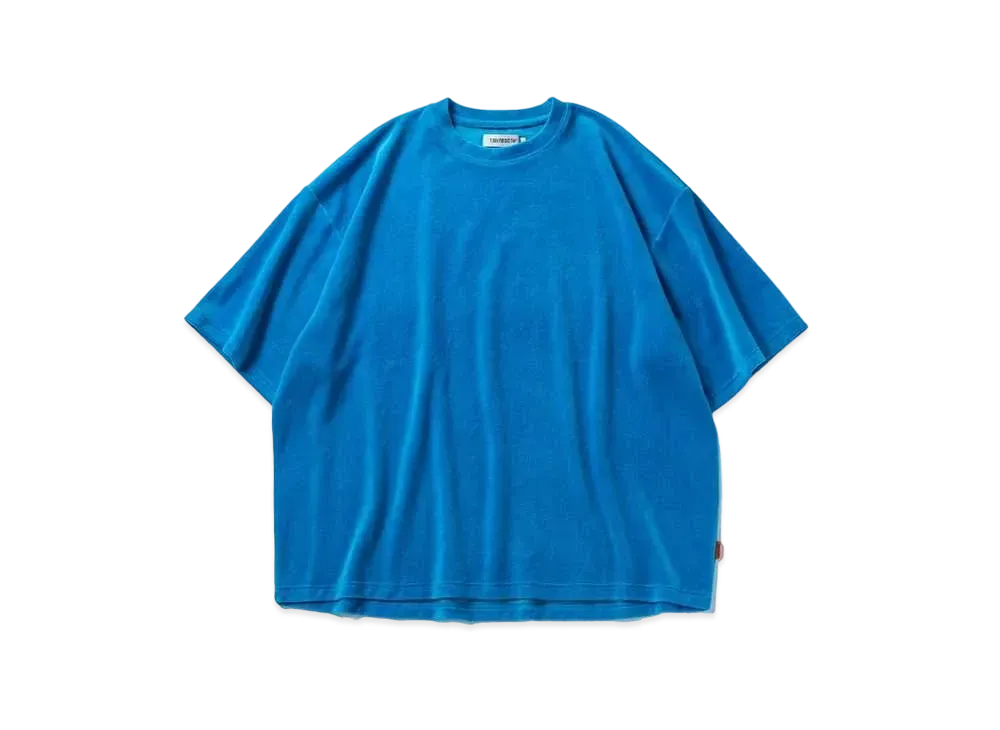 TIGHTBOOTH Velour T-shirt "Turquoise"