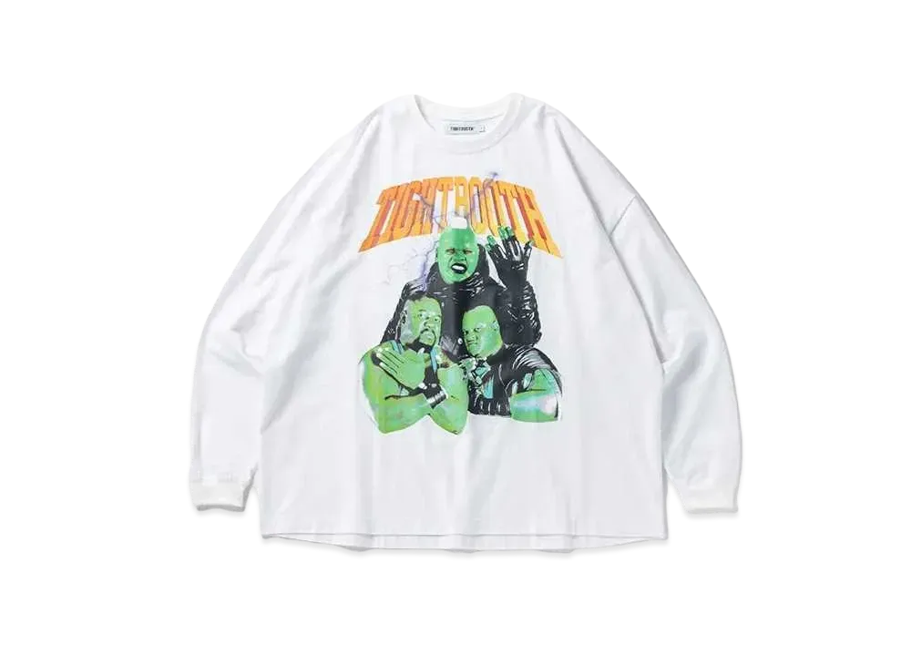 TIGHTBOOTH Mom LS T-shirt "White"