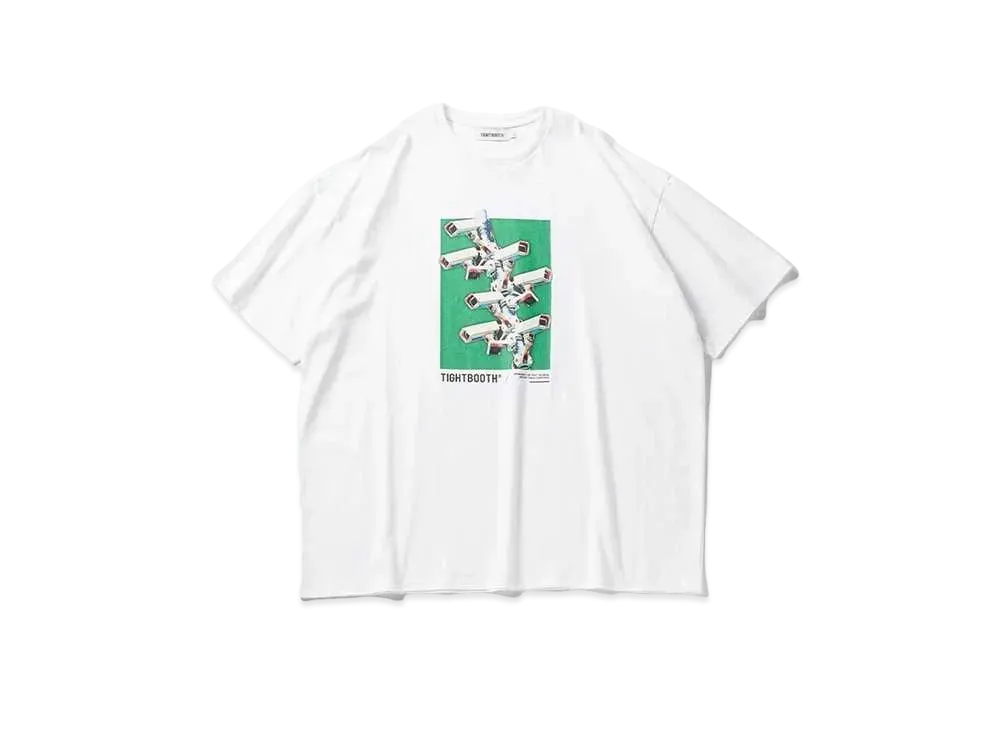 TIGHTBOOTH Security Level ∞ T-shirt "White"