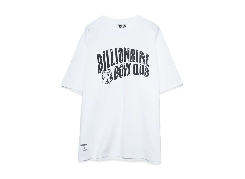 BILLIONAIRE BOYS CLUB COTTON T-SHIRT ARCH LOGO "WHITE"