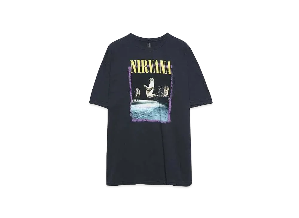 THRIFTY LOOK TEE THRIFTY "NIRVANA" TEE "BLACK"