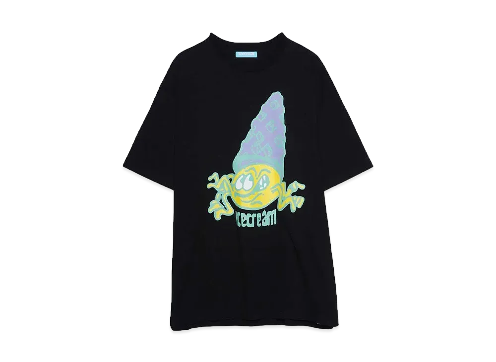 ICECREAM ICECREAM x YOPPI COTTON T-SHIRT "BLACK"