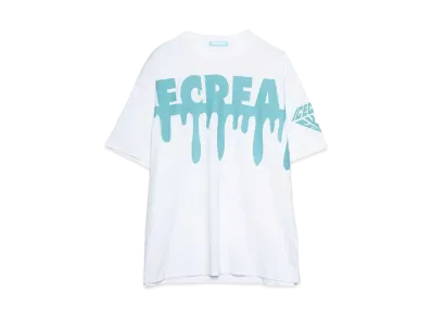 ICECREAM COTTON T-SHIRT DRIP "WHITE"