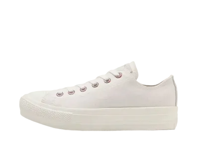 Converse Women's All Star Light PLTS Pointsuede PG OX "Nuance White"