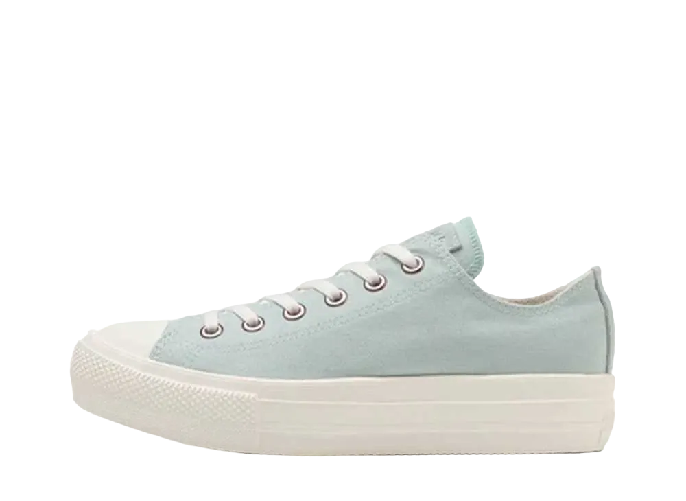 Converse Women's All Star Light PLTS Pointsuede PG OX "Dusty Blue"