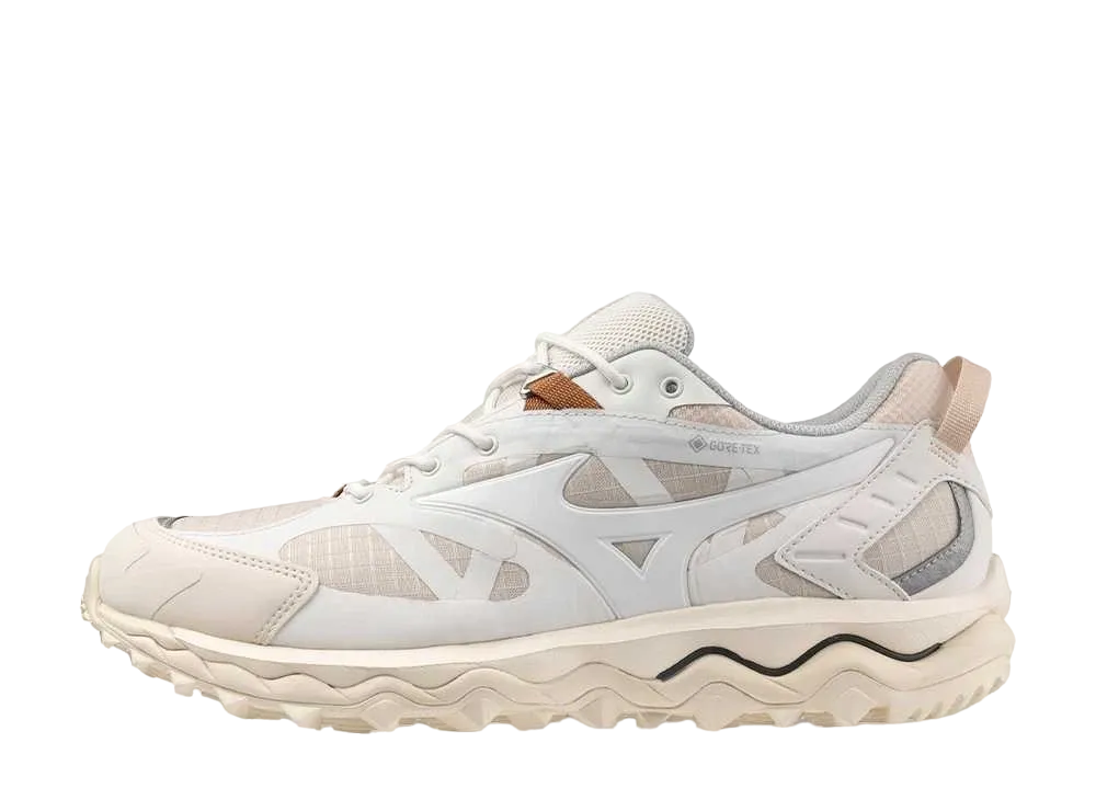 ミズノ ウェーブムジン TL ゴアテックス "ベージュ/ホワイト"