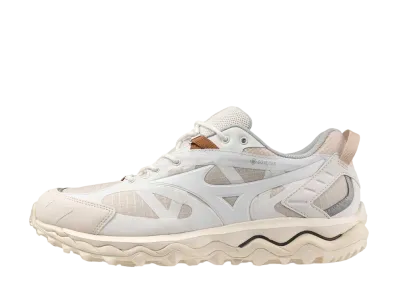 ミズノ ウェーブムジン TL ゴアテックス "ベージュ/ホワイト"