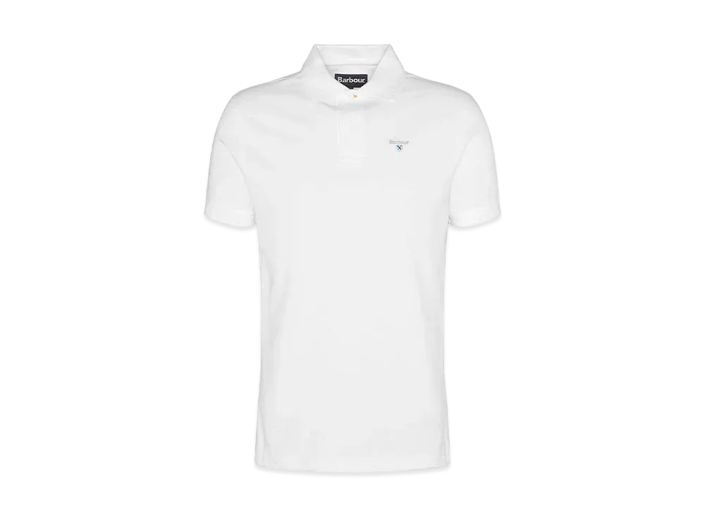 Barbour Logo Sport Polo Shirt "White"