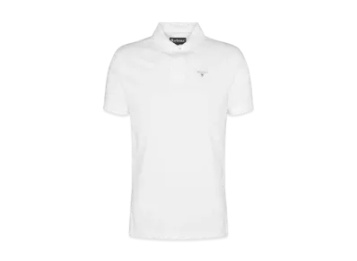 Barbour Logo Sport Polo Shirt "White"