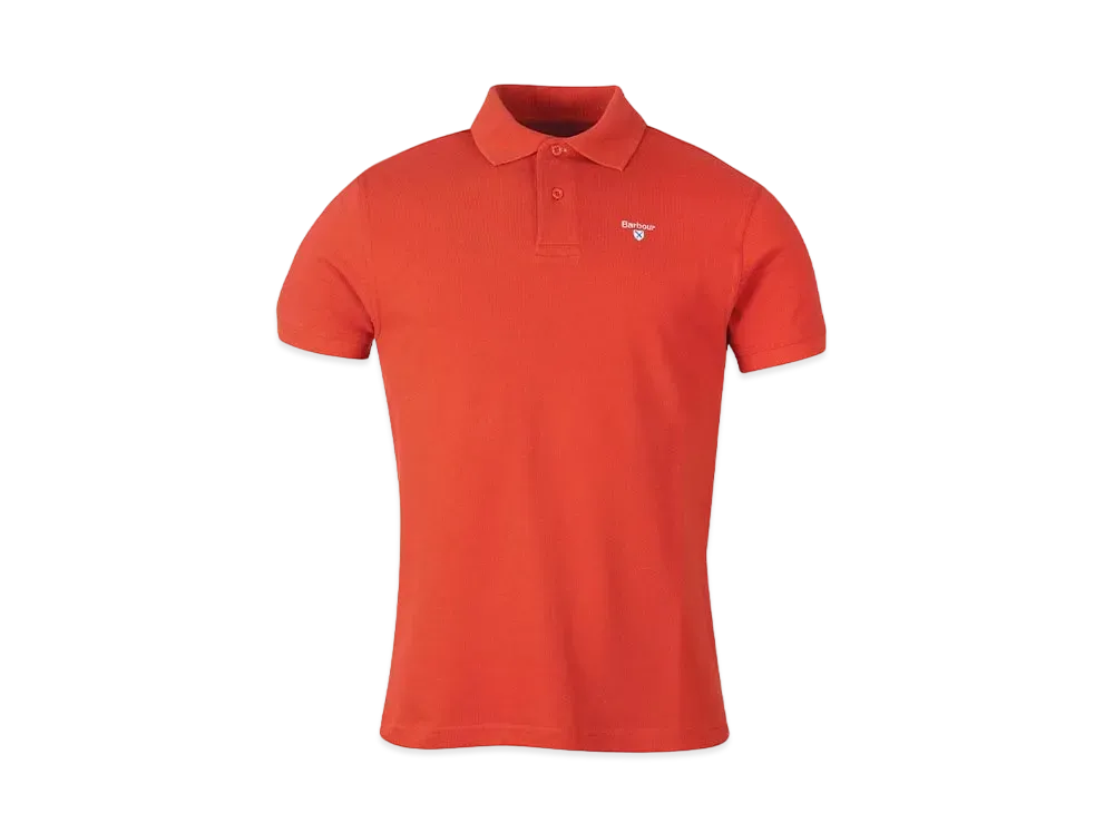 Barbour Logo Sport Polo Shirt "Red"