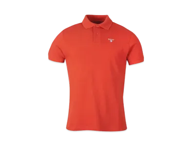 Barbour Logo Sport Polo Shirt "Red"