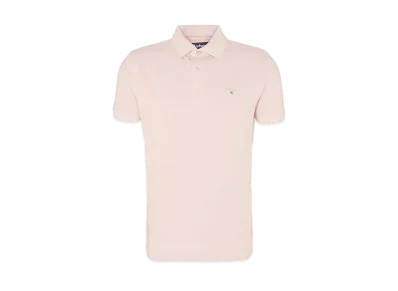 Barbour Logo Sport Polo Shirt "Pink"