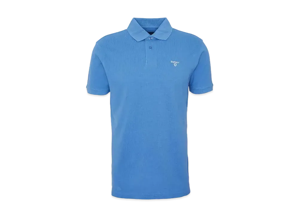 Barbour Logo Sport Polo Shirt "Light Blue"