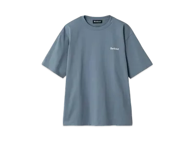 Barbour One Point Basic Logo T-Shirt (Oversized Fit) "Blue"