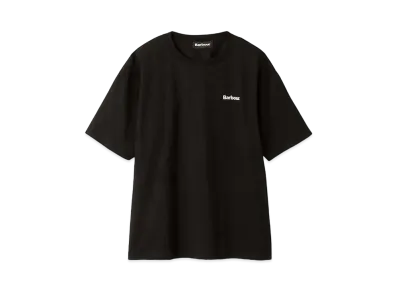 Barbour One Point Basic Logo T-Shirt (Oversized Fit) "Black"