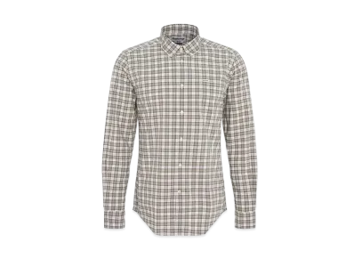 Barbour Lomond Check Button Down Shirt (Tailored Fit) "Olive"