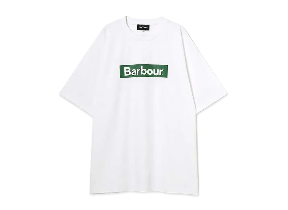 Barbour Nagoya Store & Official Online Store Limited Box Logo T-shirt "White"
