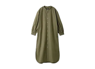 Barbour Japan Limited Stand Collar Shirt Dress (Oversized Fit) "Olive"