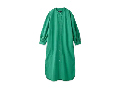 Barbour Japan Limited Stand Collar Shirt Dress (Oversized Fit) "Green"