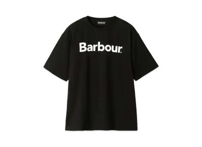 Barbour Japan Limited Back Print Beacon Logo T-Shirt (Oversized Fit) "Black"