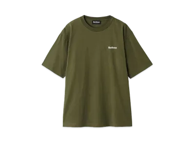 Barbour Japan Limited Back Print Basic Logo T-shirt (Oversized Fit) "Green"