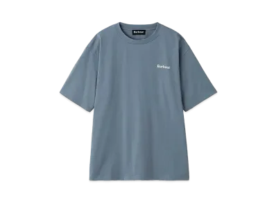 Barbour Japan Limited Back Print Basic Logo T-shirt (Oversized Fit) "Blue"