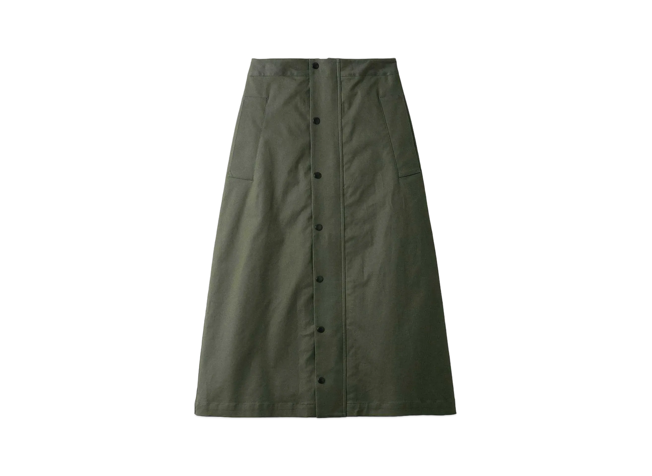 Barbour Japan Limited Long Length Bedale Skirt "Khaki"