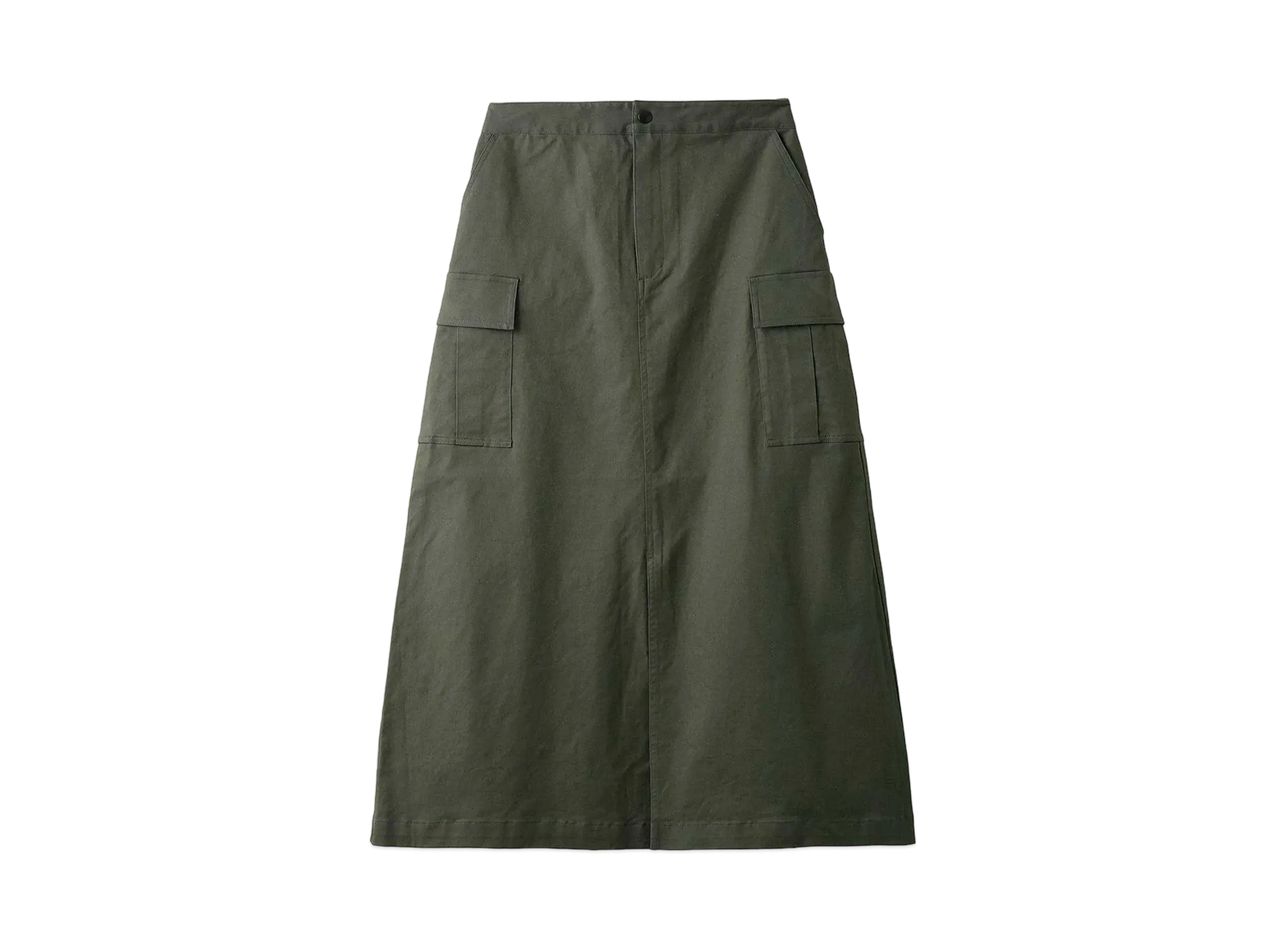 Barbour Japan Limited Maxi-Length Cargo Skirt "Khaki"