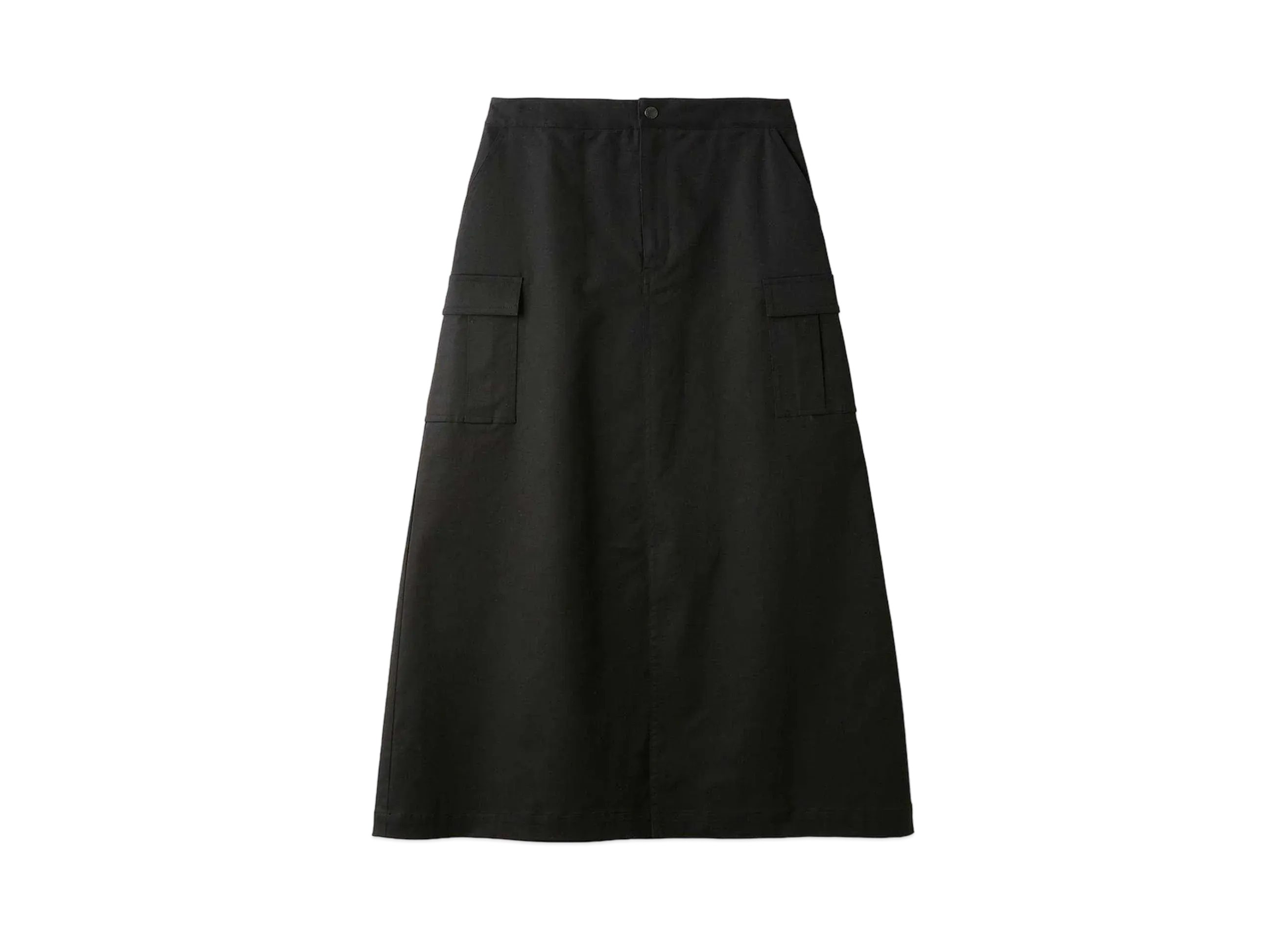 Barbour Japan Limited Maxi-Length Cargo Skirt "Black"