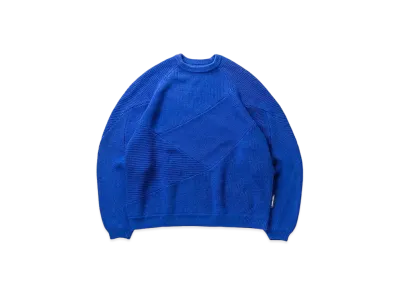TIGHTBOOTH Splice Knit Sweater "Blue"