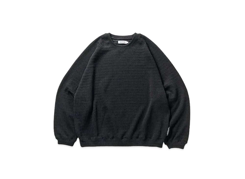 TIGHTBOOTH Mystery Gauge Crew Knit "Black"