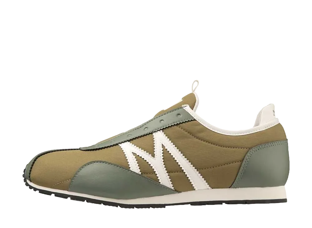 ミズノ MLC-00 スリッポン ウォータープルーフ "オリーブ/ホワイト"