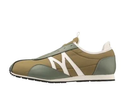 ミズノ MLC-00 スリッポン ウォータープルーフ "オリーブ/ホワイト"