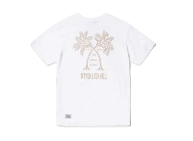WIND AND SEA x modelab Palm Trees T-shirt "White"
