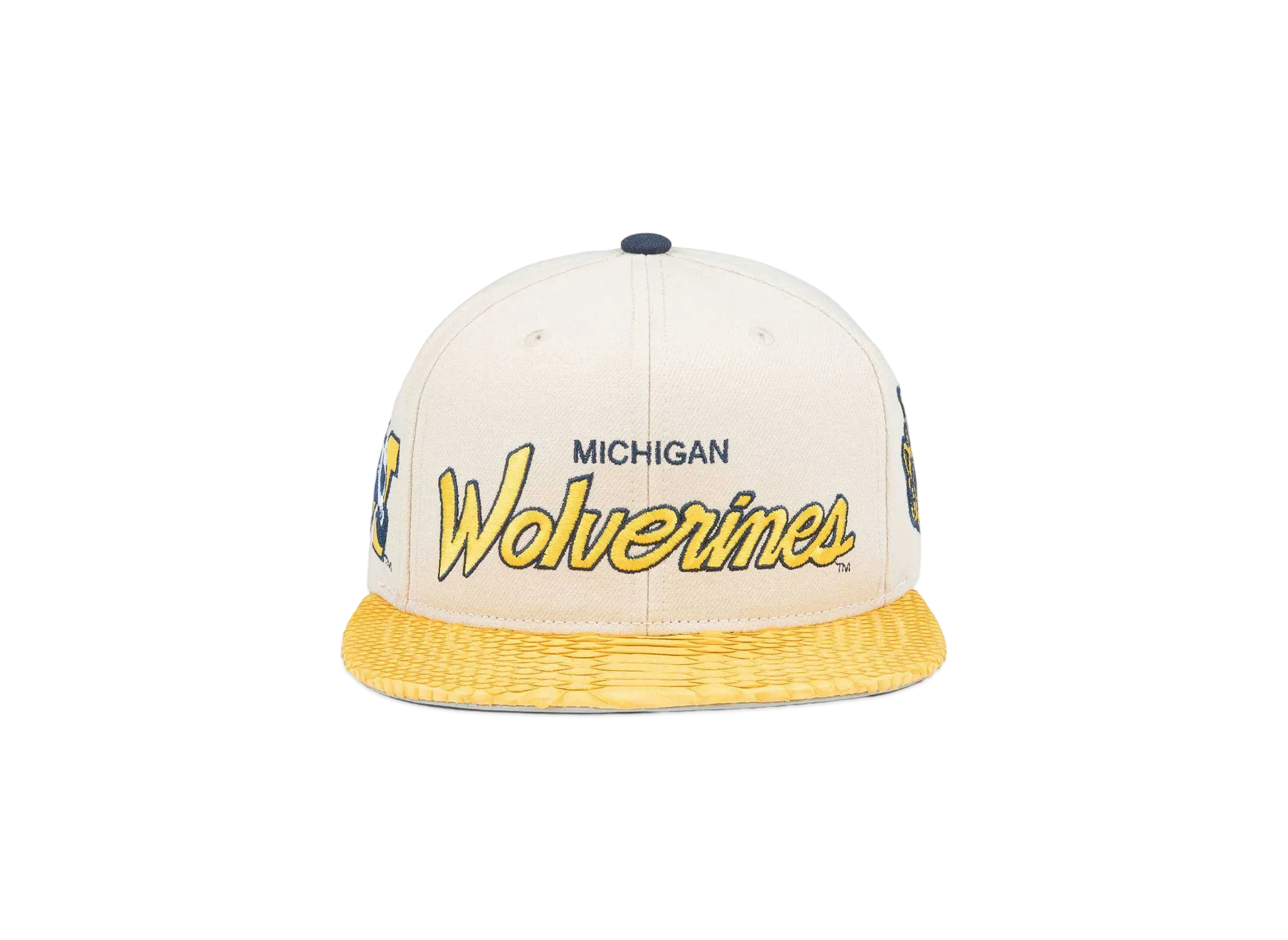 Just Don Michigan Wolverines Cap "Ivory"