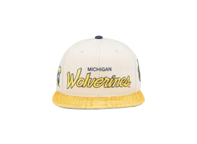 Just Don Michigan Wolverines Cap "Ivory"