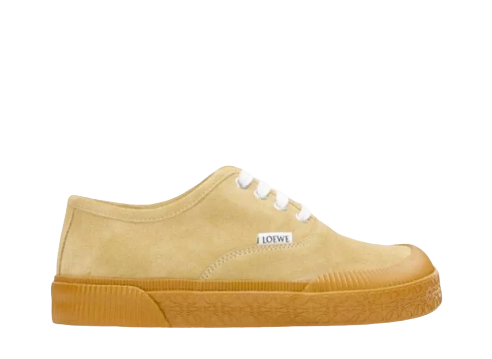 LOEWE Women's Terra Vulca Lace-Up Sneaker In Suede 